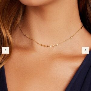 NWT Gorjana Chloe mini choker - gold